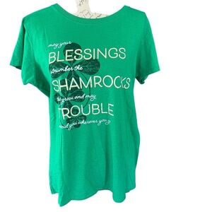 Green Graphic St Patrick’s Day T-shirt size XL